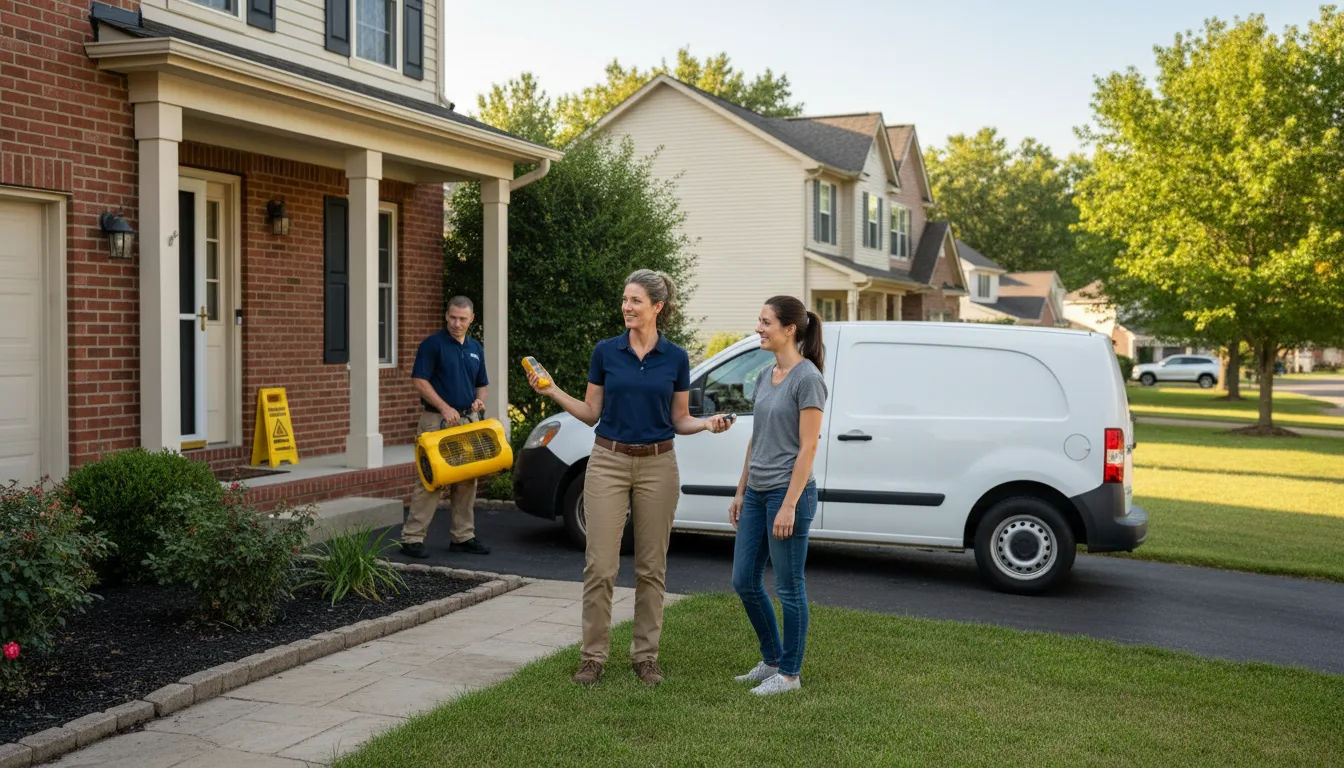 Residential water damage restoration in Cascade, ID